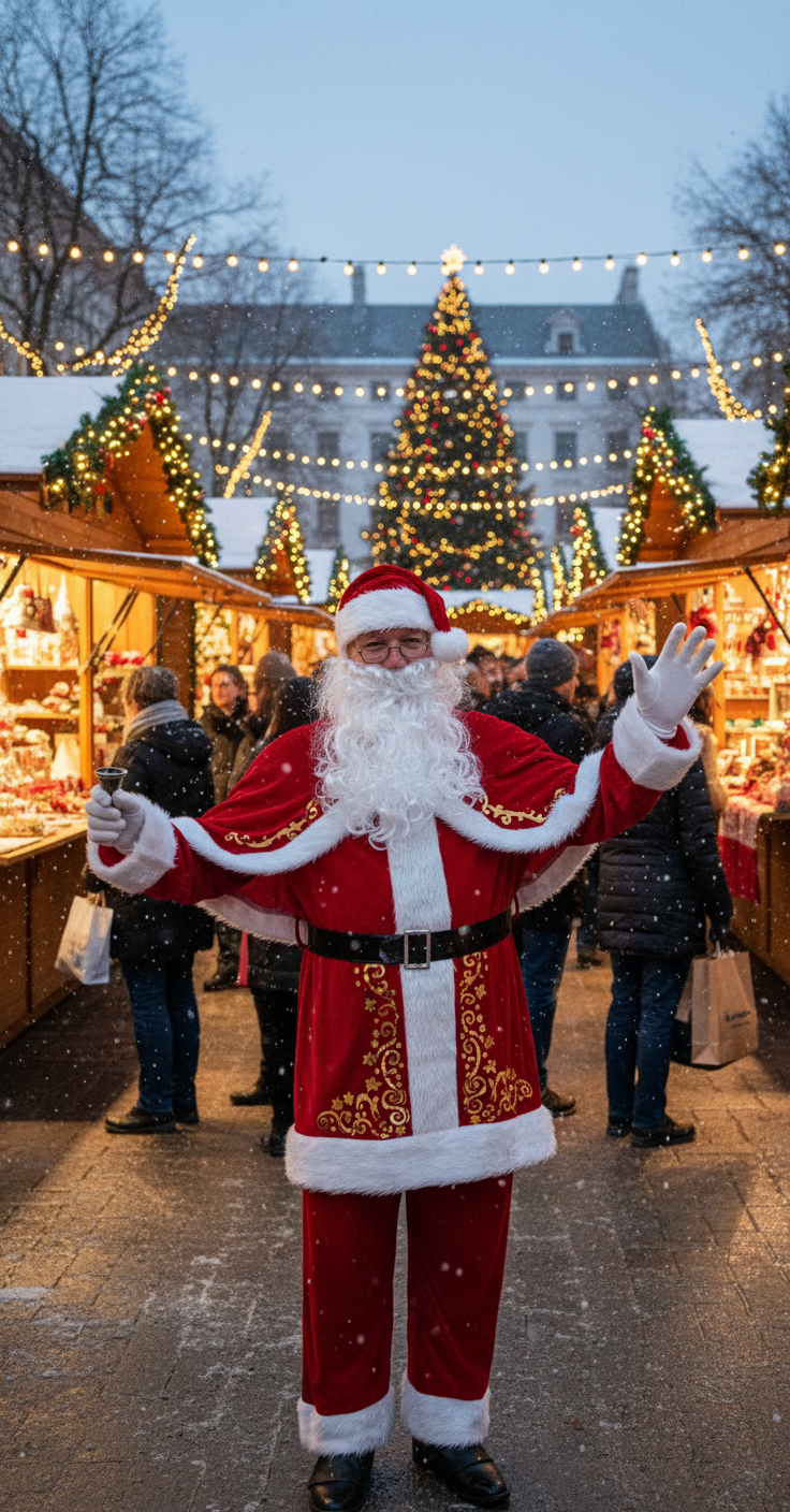 Matthias Goerigk - Weihnachtsmann mit Weihnachtsbaum